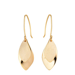 Short Olive Leaf Earrings