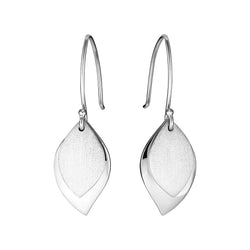 Silver Short Dewdrop Earrings