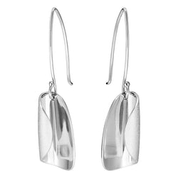 Silver Wave Earrings